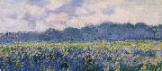 Claude Monet Field of Irses at Giverny oil painting reproduction